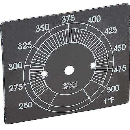 Garland Dial Scale 250-500F 4516966